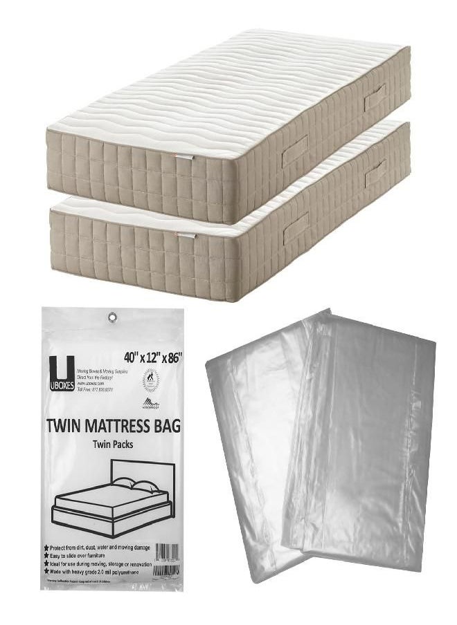 Uboxes Twin Size Mattress Covers, 40