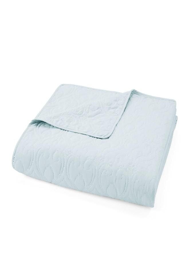 KASENTEX Twin Quilt Set Lightweight Bedspread Coverlet(Pink Floral Patchwork, 86x68)