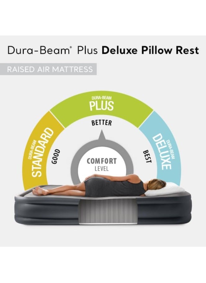 DELUXE PILLOW REST RAISED AIR MATTRESS