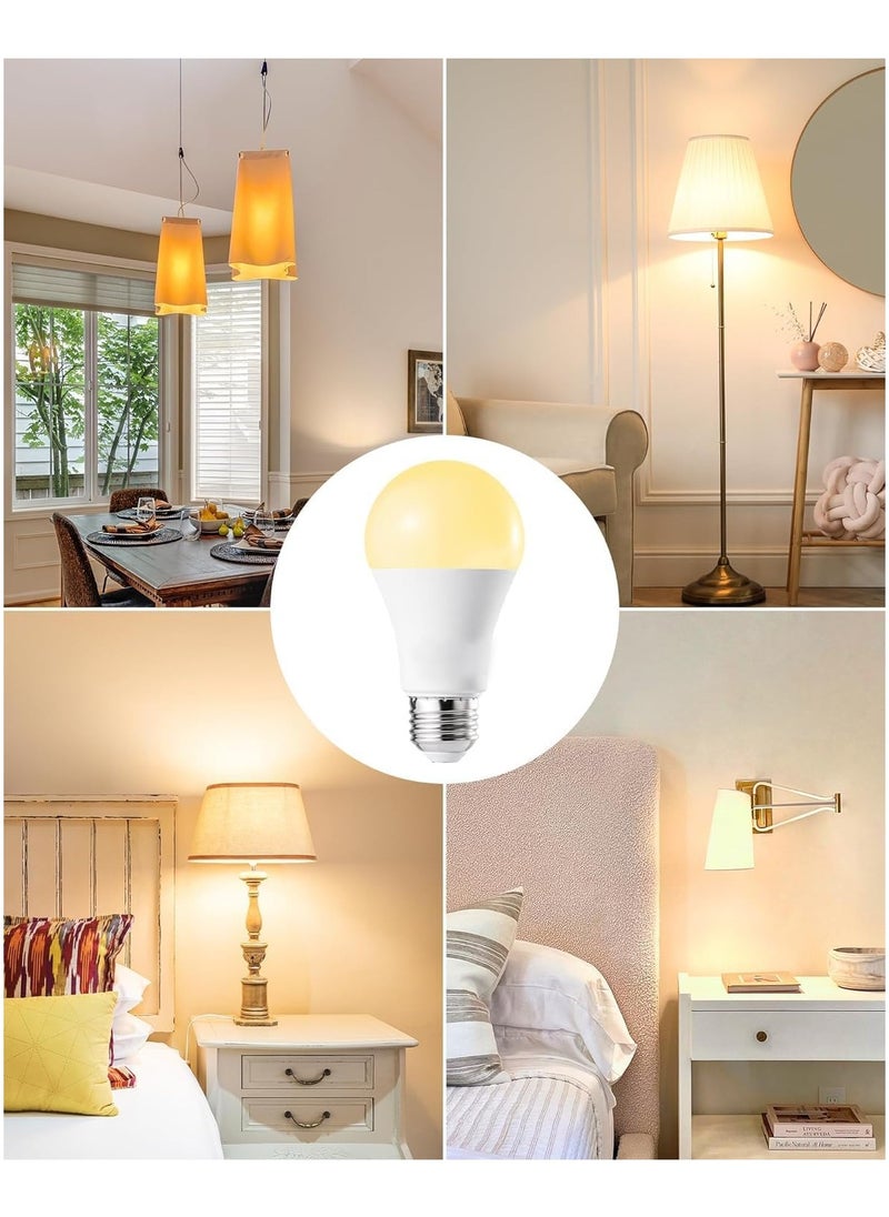 10-Piece E27 LED Bulb Warm White 3000K, Non-Dimmable