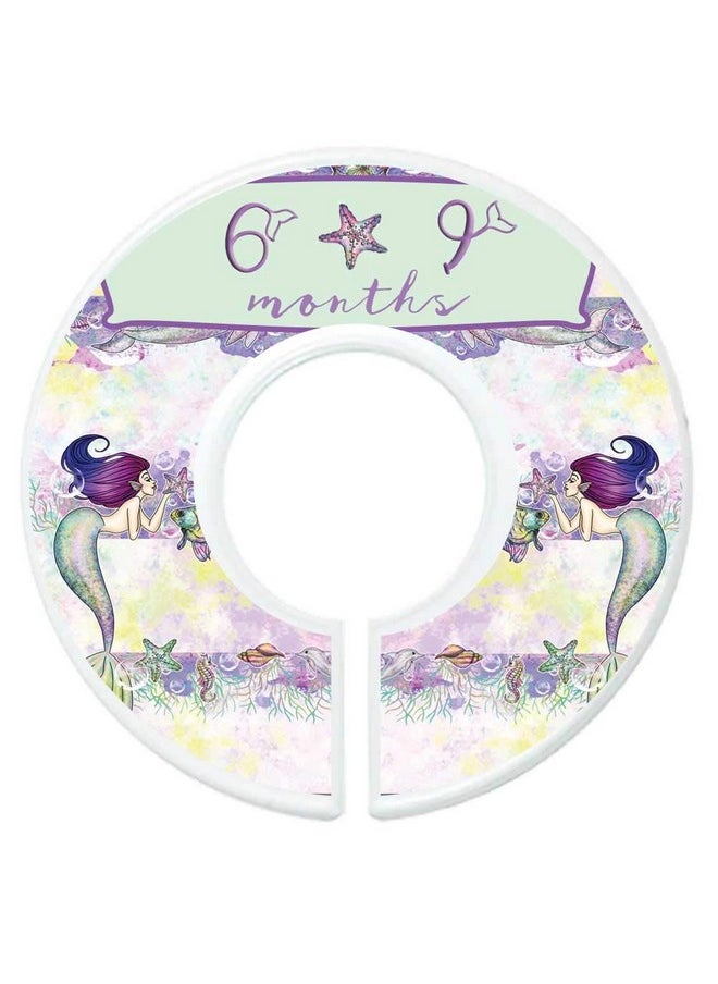 Nursery Closet Dividers Closet Organizers Baby Girl Clothes Dividers Mermaid