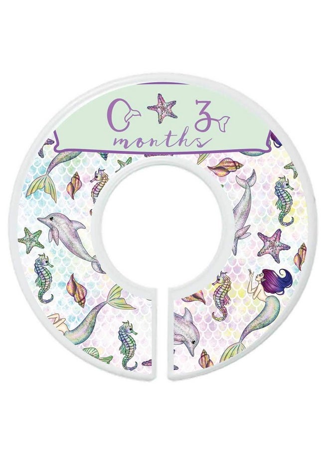 Nursery Closet Dividers Closet Organizers Baby Girl Clothes Dividers Mermaid