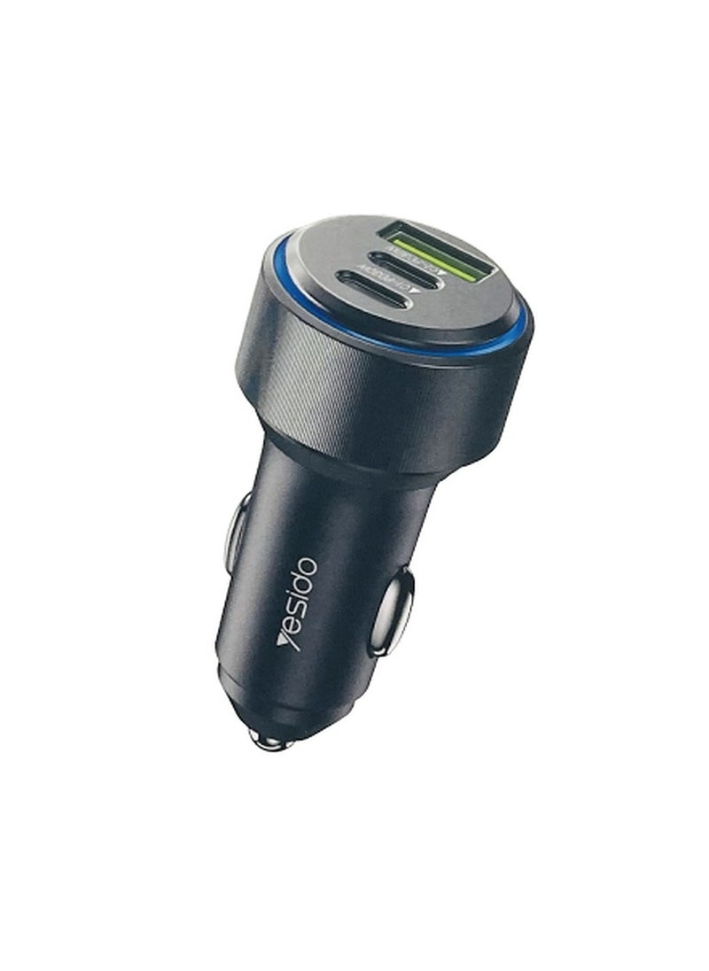 Super Fast Dual USB-C 30W Compatible Car Charger