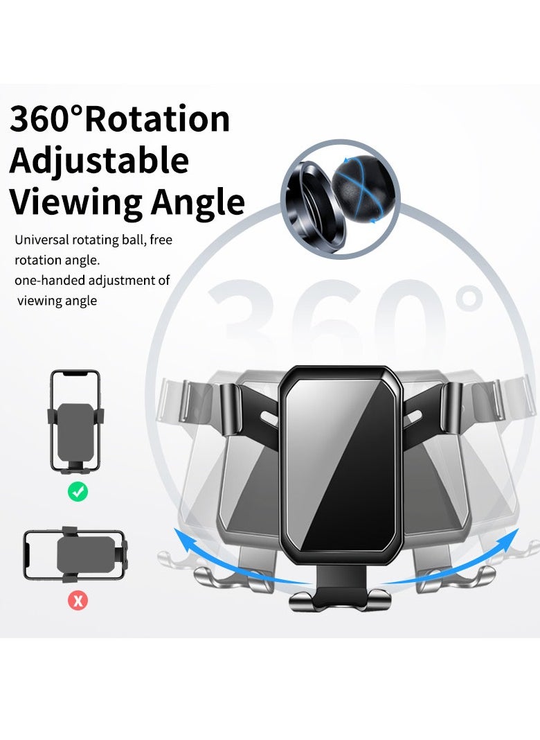 Nissan Patrol Phone holder + MagSafe 2022-2024, (1* Phone Mount Gravity Car Holder and 1* Magsafe holder) for all phones