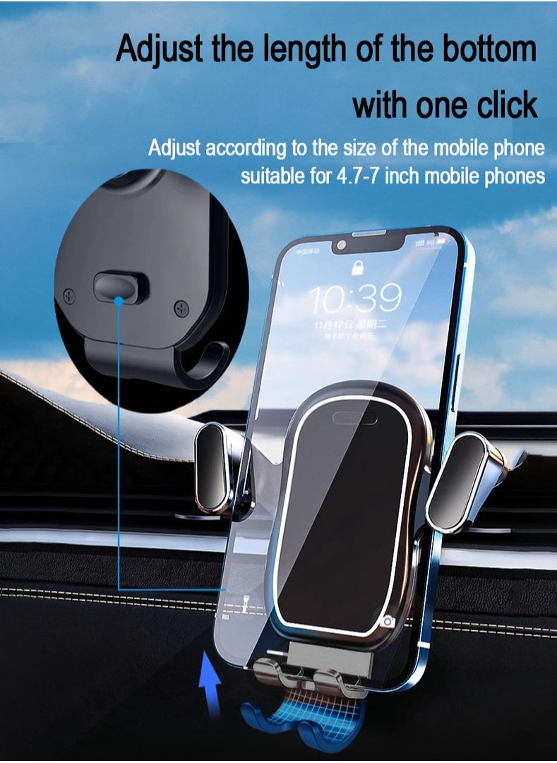 Car phone holder for iPhone 16 pro, Max and other phones, phone holder with stand for car