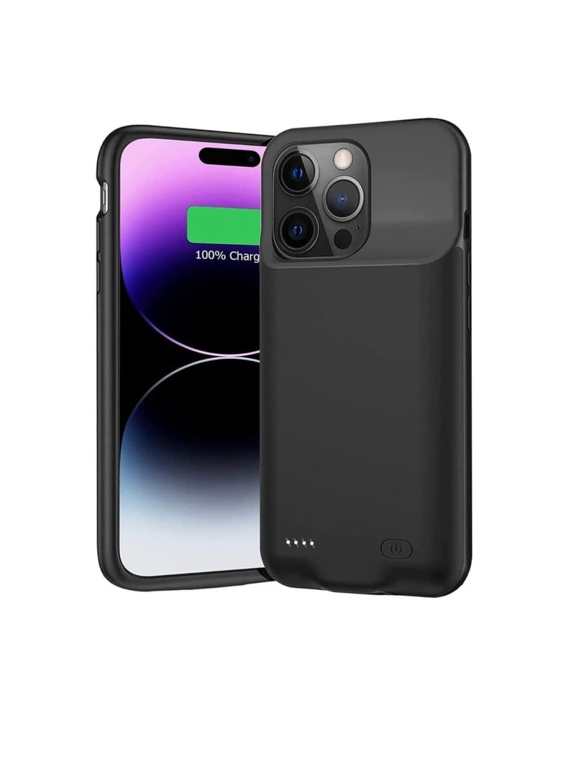 Battery Case for i-Phone 14 Pro7000mAh Portable Protective Charging Cover, Extended Battery Pack (6.1 inch)