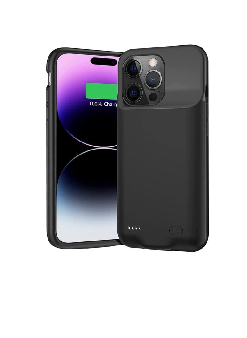 Battery Case for i-Phone 14 Pro7000mAh Portable Protective Charging Cover, Extended Battery Pack (6.1 inch)