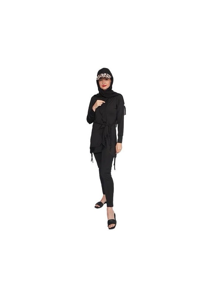 Femmine Classic Black Burkini swimwear