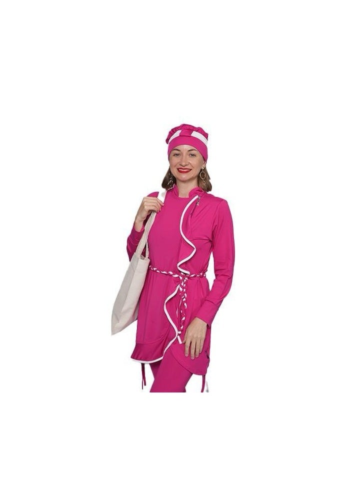 Femmine Classic Pink Burkini swimwear