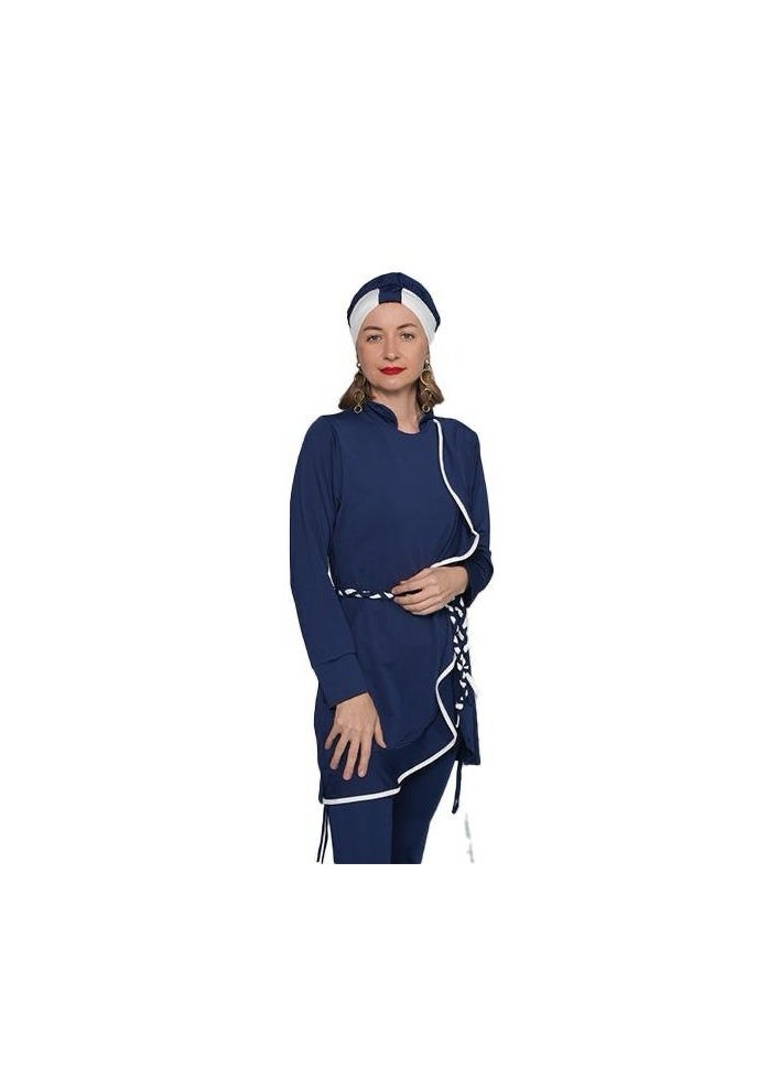 Femmine Classic Blue Burkini swimwear