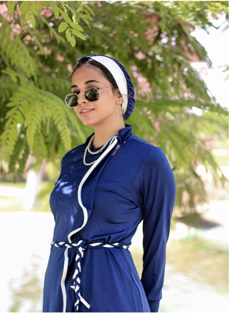 Femmine Classic Blue Burkini swimwear