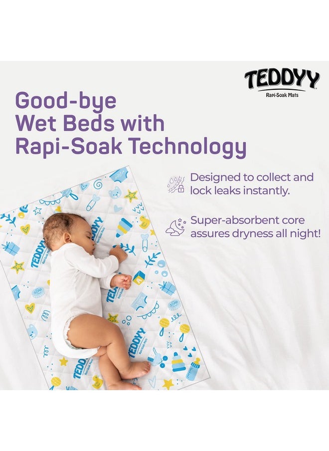 Baby Disposable Rapi-Soak Mats Size - 60 X 60 Cm - (Pack Of 10)