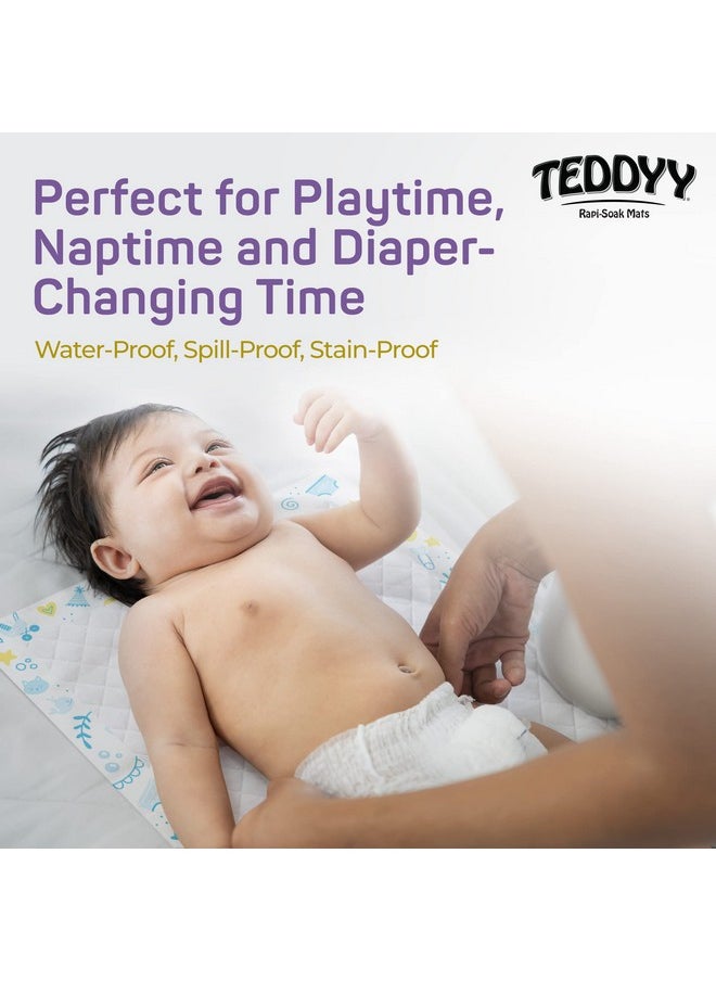 Baby Disposable Rapi-Soak Mats Size - 60 X 60 Cm - (Pack Of 10)