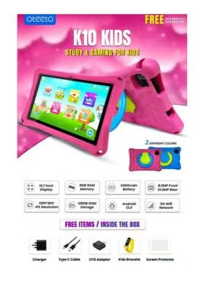 Oteeto K10 Kid's 5G WI-FI Android Tablet 8