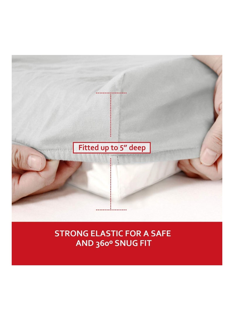 2 Pack Unisex Changing Table Pad Cover Cradle Sheet Soft And Breathable