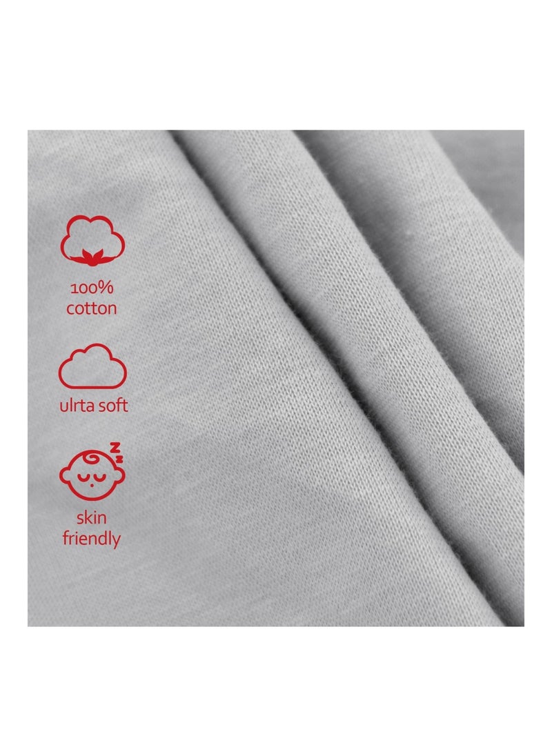 2 Pack Unisex Changing Table Pad Cover Cradle Sheet Soft And Breathable