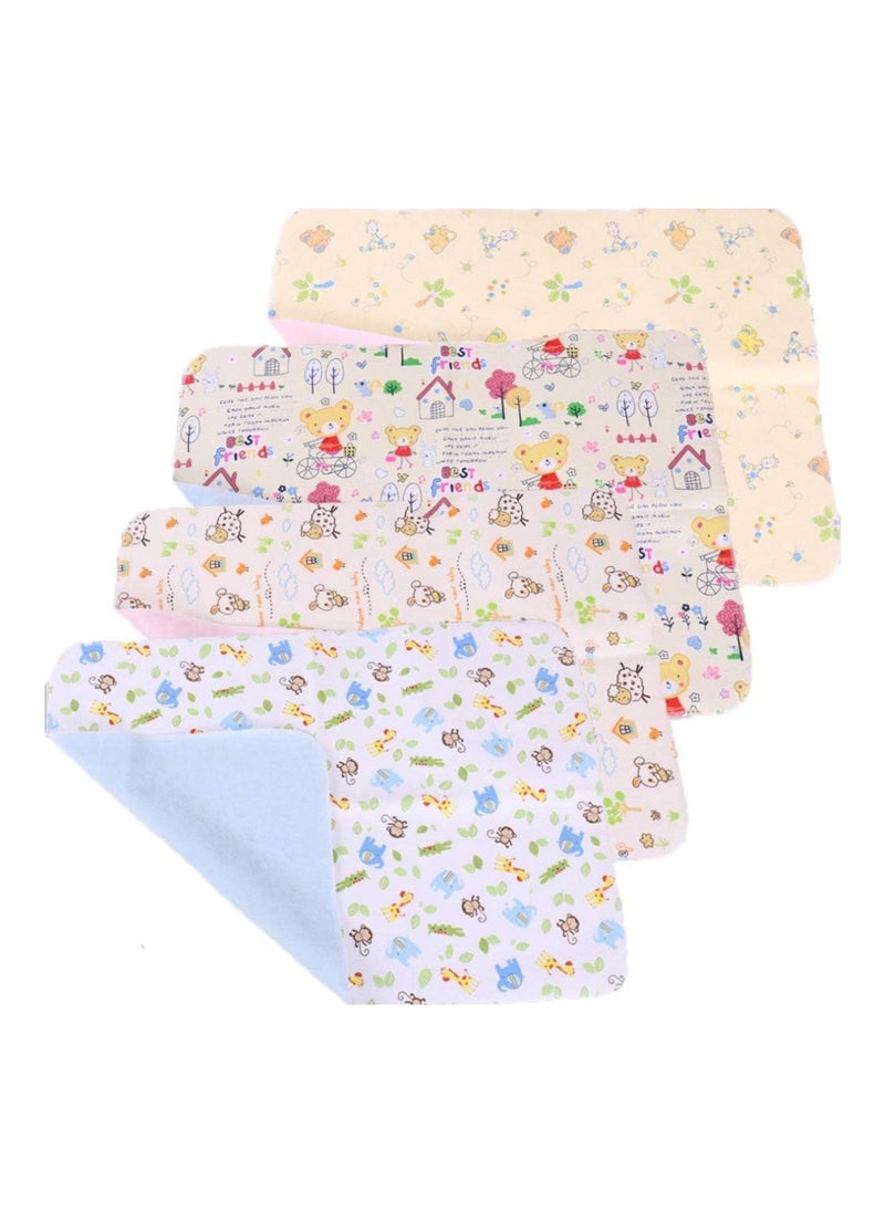 Pack Of 4 Baby Cotton Changing Pads, Small, 18