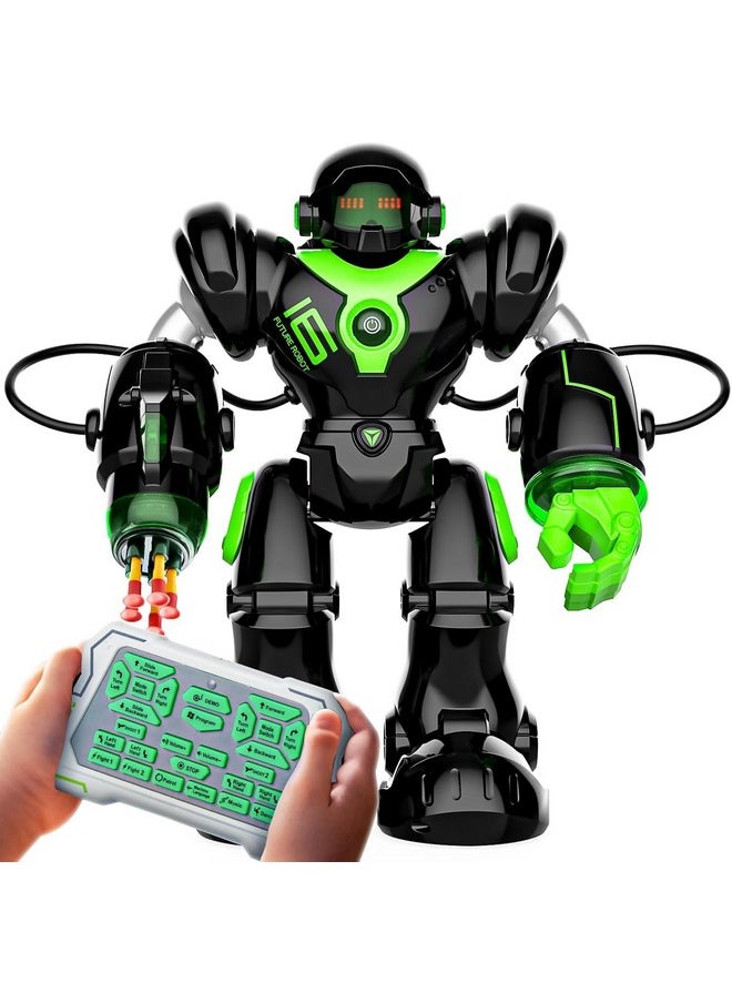 Tr300 Robot Toys For Kids - Smart Programmable, Dancing Remote Control Emo Robot With 22 Actions, Supporting 78 Changing Expression, Ideal Gift For Kids, 3 4 5 6 7 8 Year Old Boy Birthday Gift