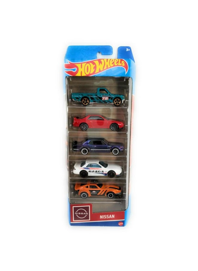 5-Car Pack, Nissan Datsun 620, Skyline Gt-R (Bnr32), Ht 2000Gt-X, Nissan Silvia (S13), Fairlady Z