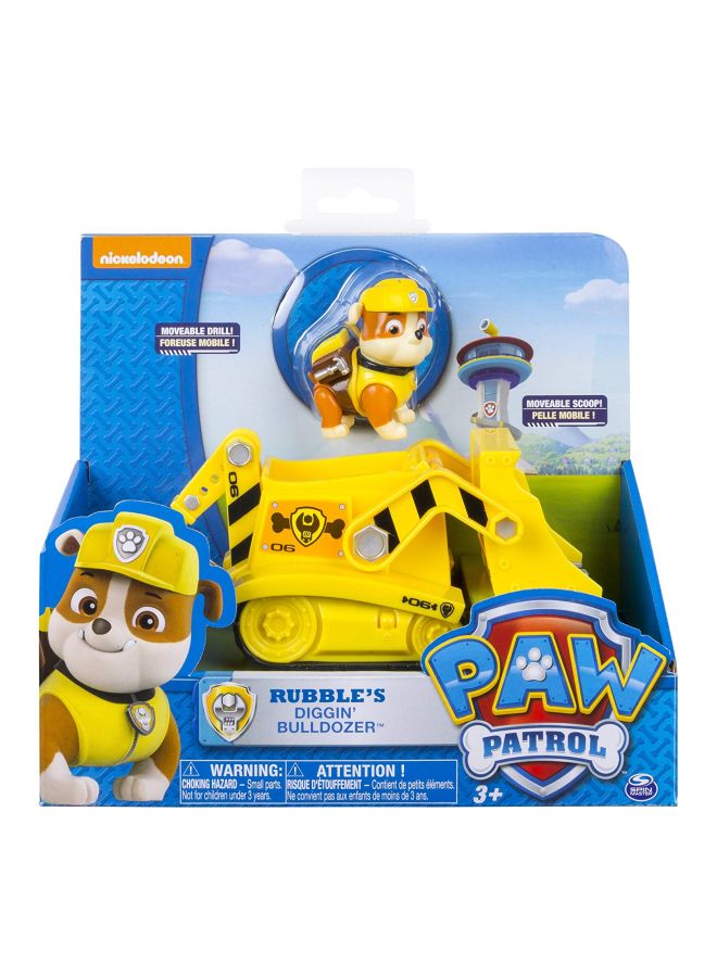 Rubble's Diggin Bulldozer Play Vehicles Multicolour