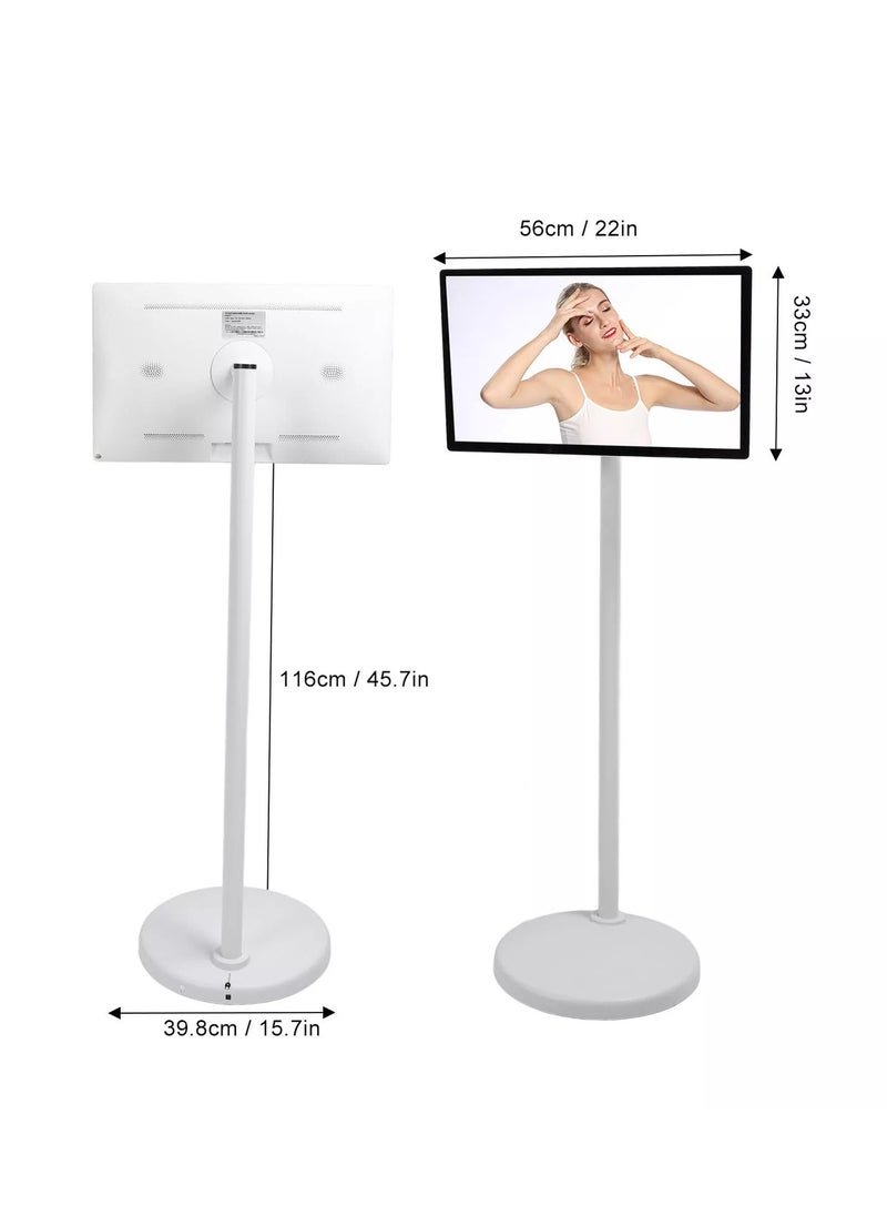 24 Inch Floor Standing Touch Screen Smart Display – Interactive Digital Kiosk for Business, Retail, and Advertising, High Resolution, Responsive Touch Technology