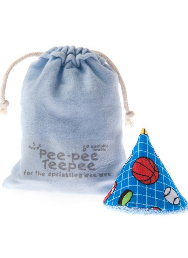 Pee-Pee Teepee Sports Ball Blue - Laundry Bag