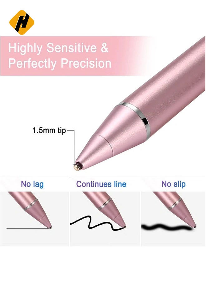 Active Stylus Pens for Touch Screens, Digital Stylish Pen Pencil Rechargeable Compatible with Most Capacitive Touch Screens