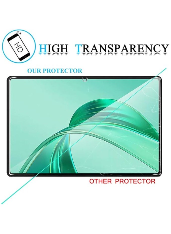 [2-Pack] 9H Hardness Screen Protector for Honor Pad x8A 2024, HD Clear, Easy to Install, Anti-scratch Bubble Free Tempered Glass