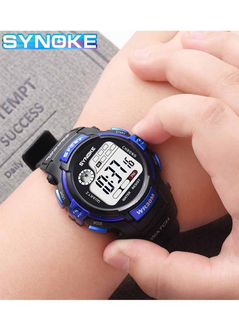 Children's Student Sports Luminous Waterproof Electronic Watch