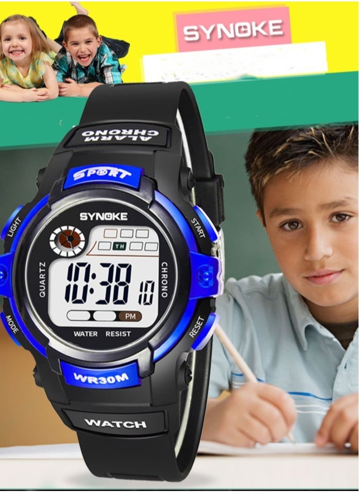 Children's Student Sports Luminous Waterproof Electronic Watch