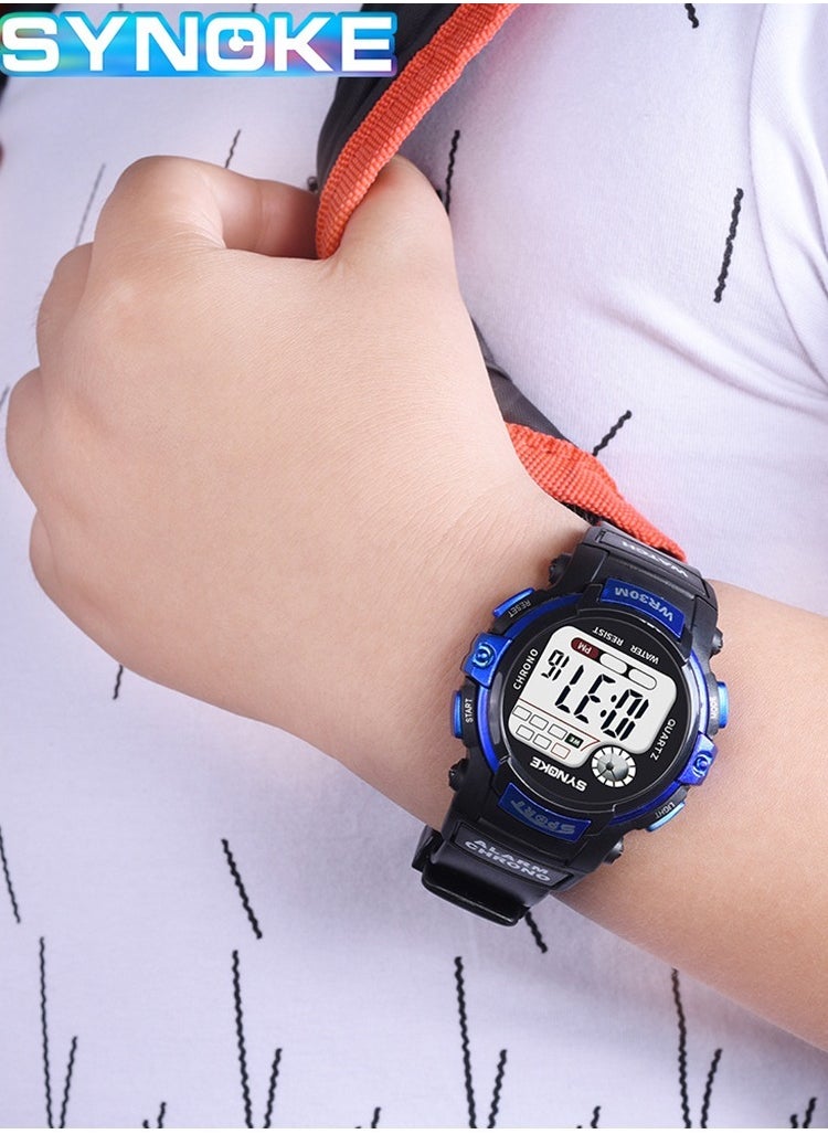 Children's Student Sports Luminous Waterproof Electronic Watch