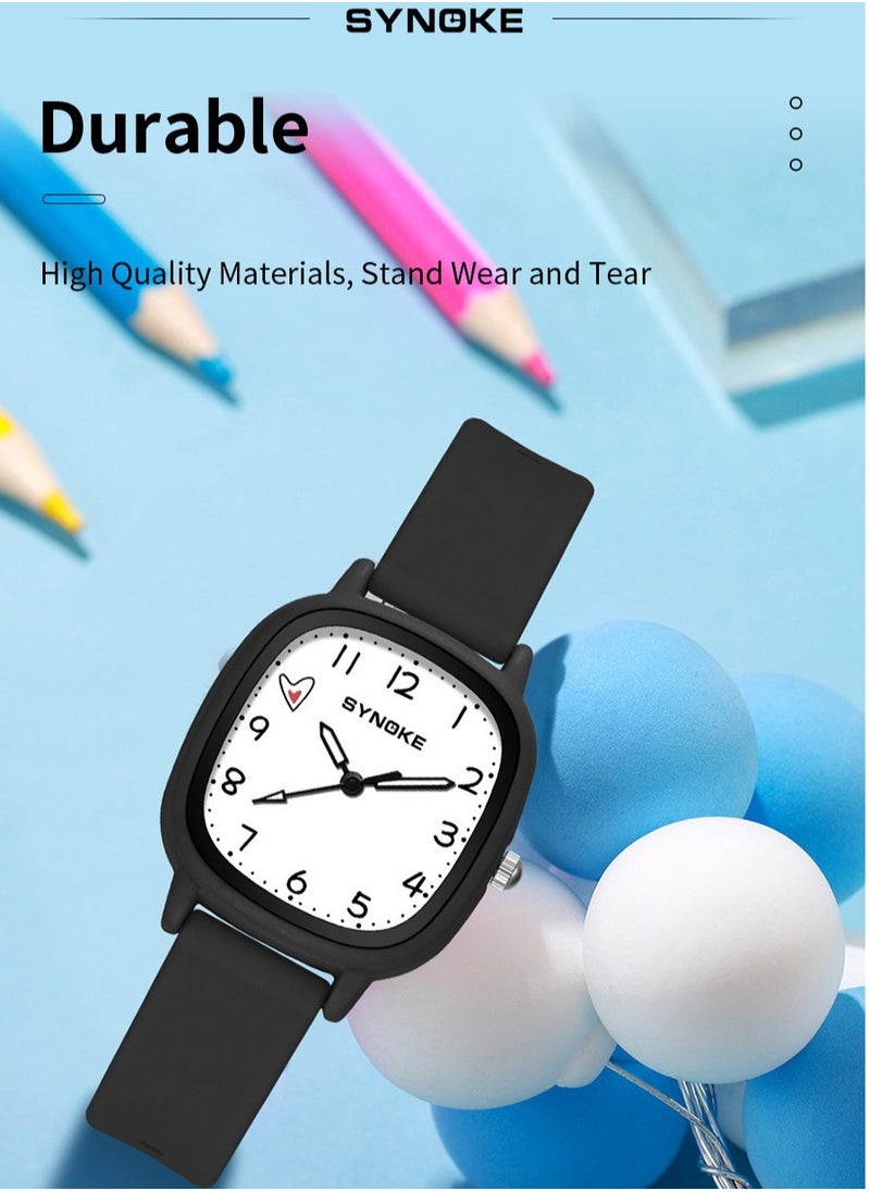 Fashion Trendy Luminous Waterproof Quartz Watch For Teenagers And Children