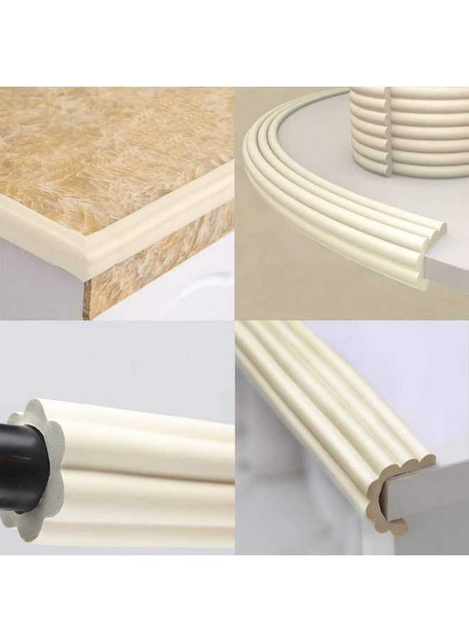 Multifunction Furniture Edge Guard Strip Pre-Taped With 3M Adhesive (6.5Ft-White Color) For Baby Proofing & Child Safety