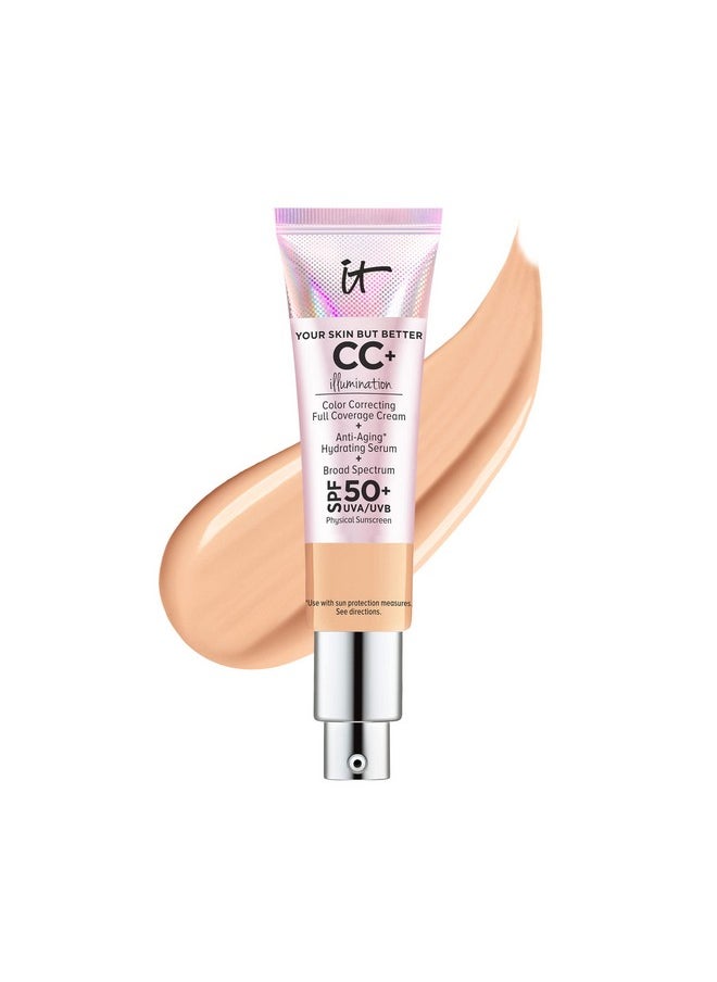 Your Skin But Better Cc+ Cream Illumination - Color Correcting Cream, Full-Coverage Foundation, Hydrating Serum & Spf 50+ Sunscreen Radiant Finish 1.08 Fl Oz