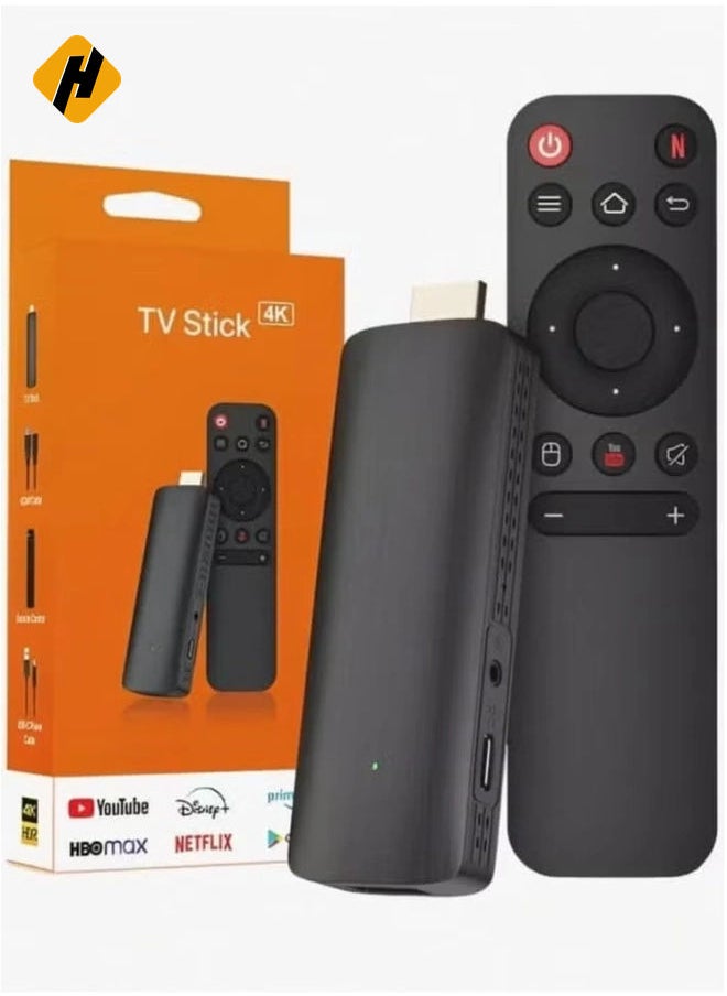 TV Stick TVR3 Remote Control, 2GB RAM + 16GB ROM, 1080P HDR, 4K Portable Streaming Media Player, Android 12.1, Quad-Core, 4G/5G WiFi, Google Assistant