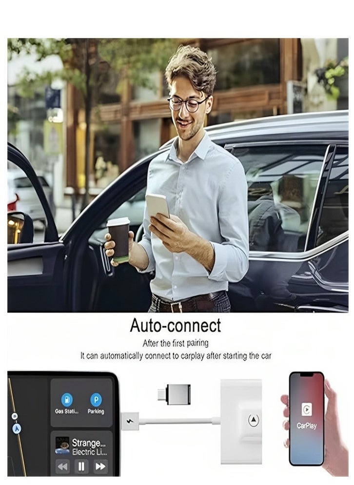 Wireless Receiver For Android Auto, Adapter Turns The Original Wired Car Into A Wireless Car Wifi Navigation Car Box