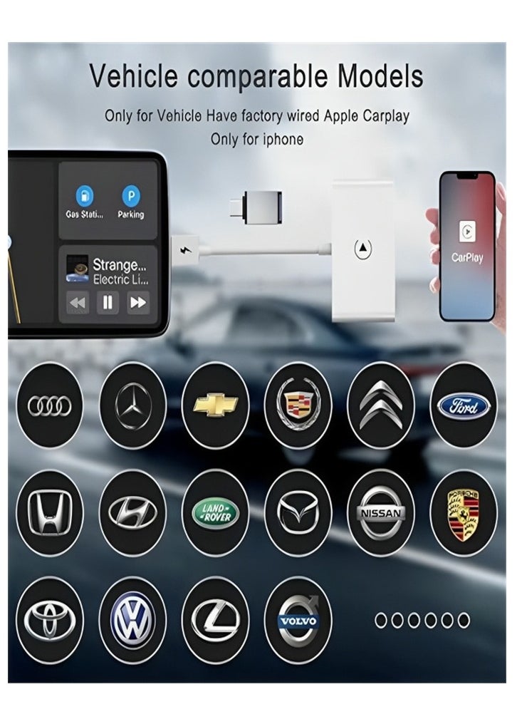 Wireless Receiver For Android Auto, Adapter Turns The Original Wired Car Into A Wireless Car Wifi Navigation Car Box