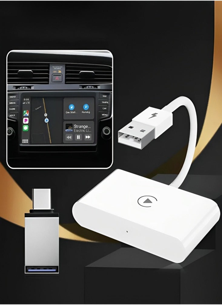 Wireless Receiver For Android Auto, Adapter Turns The Original Wired Car Into A Wireless Car Wifi Navigation Car Box