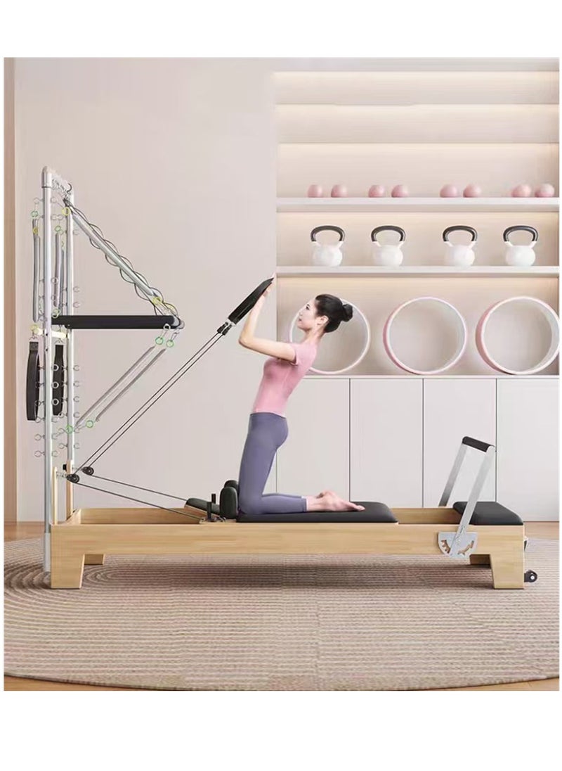 COOLBABY Pilates Reformer Pilates Core Bed Semi-elevated 2-in-1 Yoga Bed