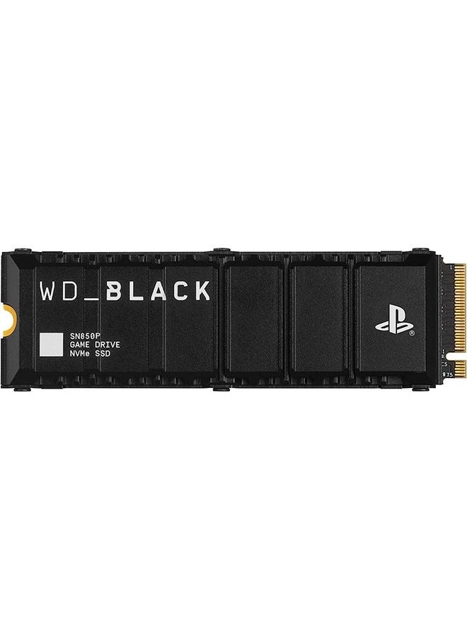 1TB SN850P NVMe M.2 SSD Officially Licensed Storage Expansion for PS5 Consoles, up to 7,300MB/s, with heatsink - WDBBYV0010BNC-WRSN 1 TB