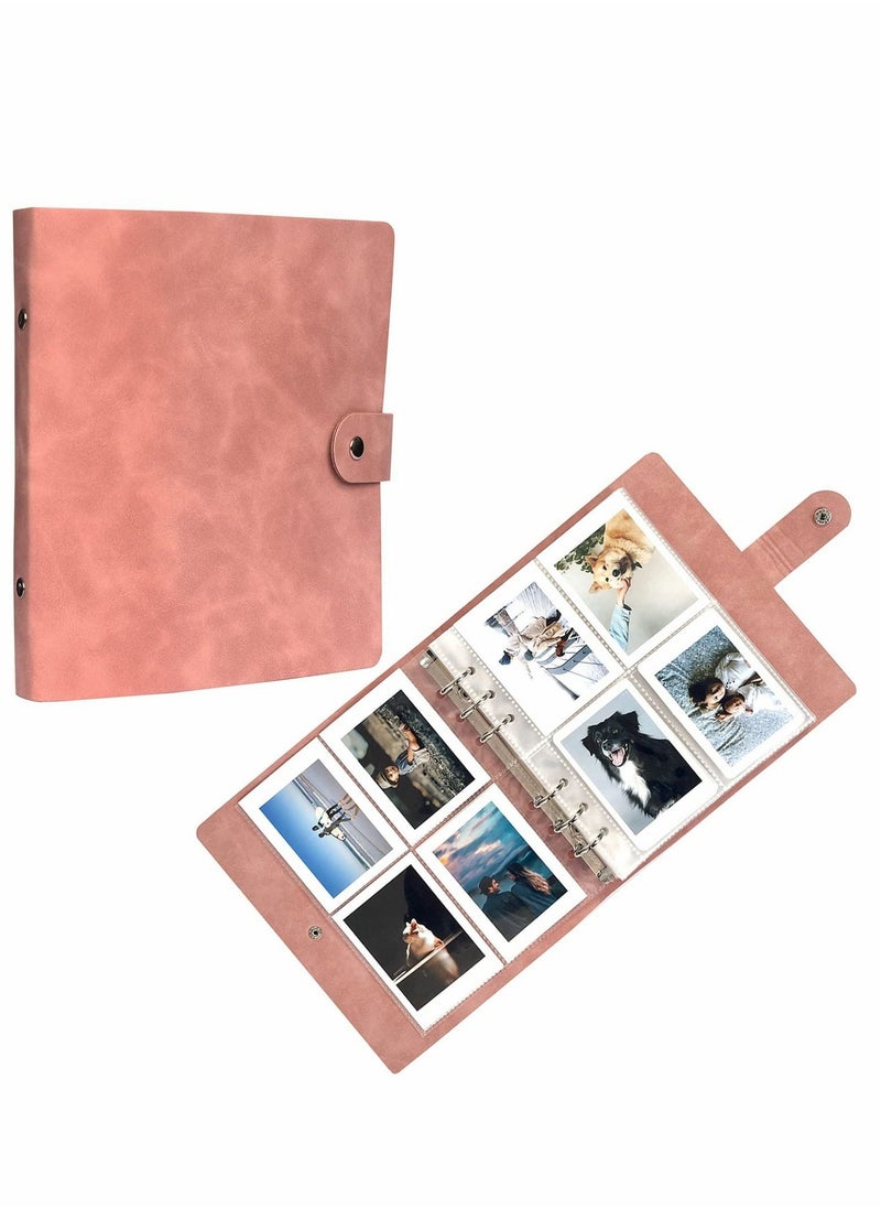 Photo Albums 200 Pockets Premium Leather Fujifilm Instax Mini Album, Wallet Size 3 Inch Picture Name Card Book