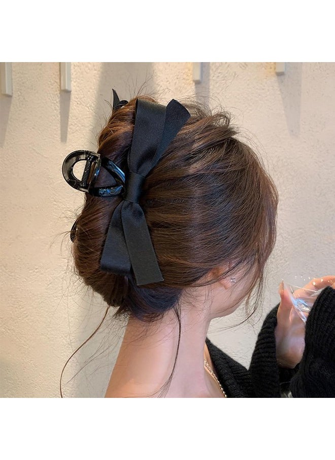 Bow Hair Clips - Nonslip Claw Clips For Thick & Thin Hair, Big Bows For Women And Girls