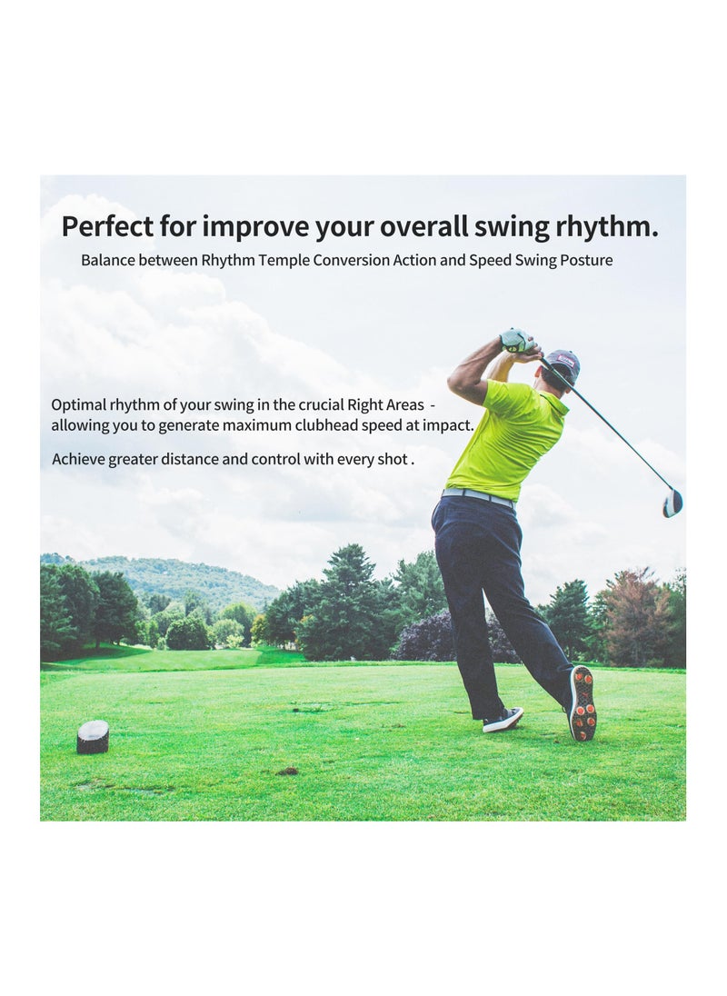 Golf Swing Rope Trainer, Golf Swing Training Aid Warm-up Posture Corrector, Golf Swing Practice Rope for golf Beginner Improve Speed Rhythm Golf Rope Trainer Equipment for Golf Lover