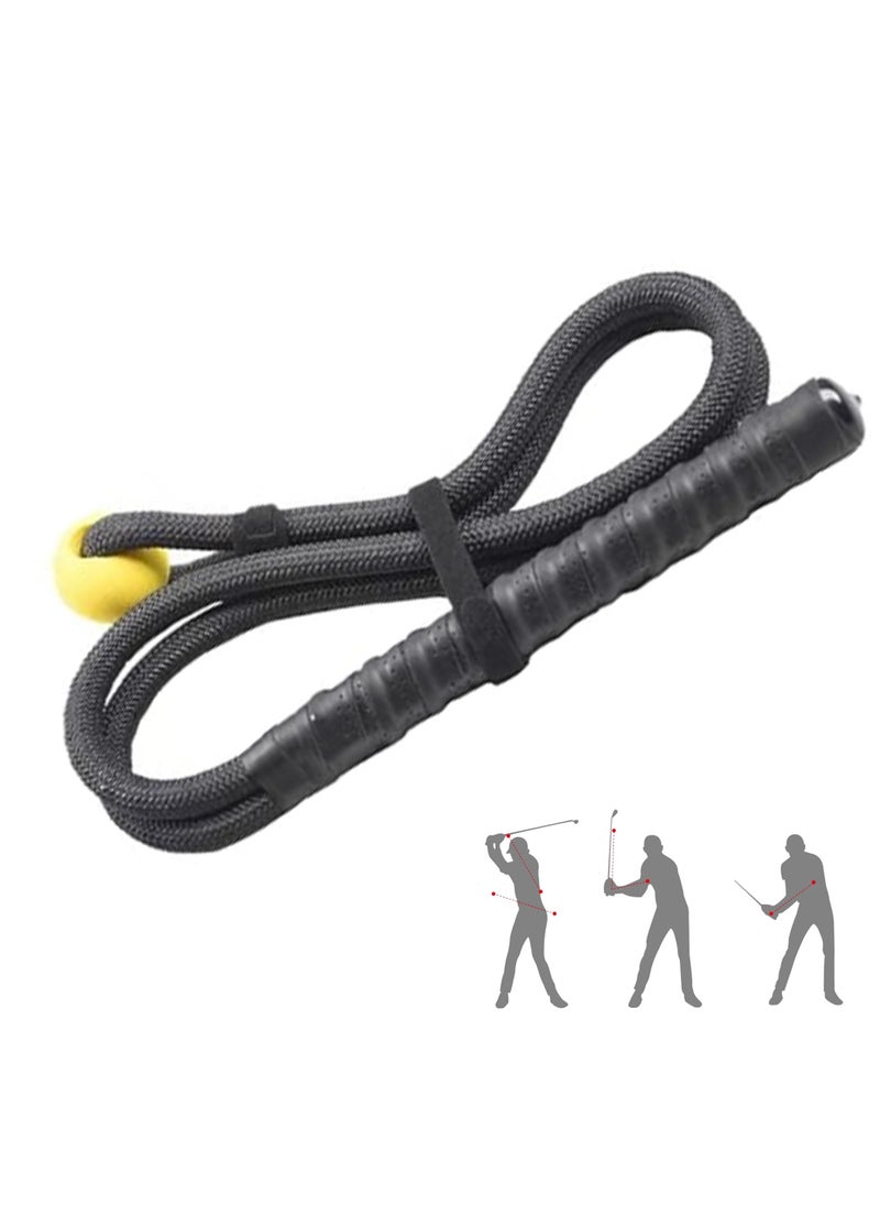 Golf Swing Rope Trainer, Golf Swing Training Aid for Warmup Posture Corrector, Golf Swing Pracice Rope for Beginner, Warm-up Exercise Assistance Posture Corrector, Golf Swing Trainer for Golf Lover