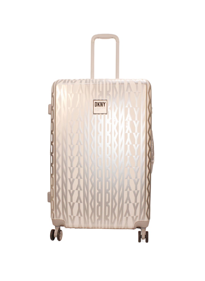 GLITZ GLAM Hardside luggage on wheels for unisex | ultra lightweight ABS on with spinner wheels 4 Color Silver