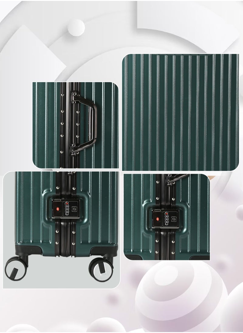 PC Hard Side Zipperless Luggage Set of 3 PCS TSA Lockable Travel Suitcase