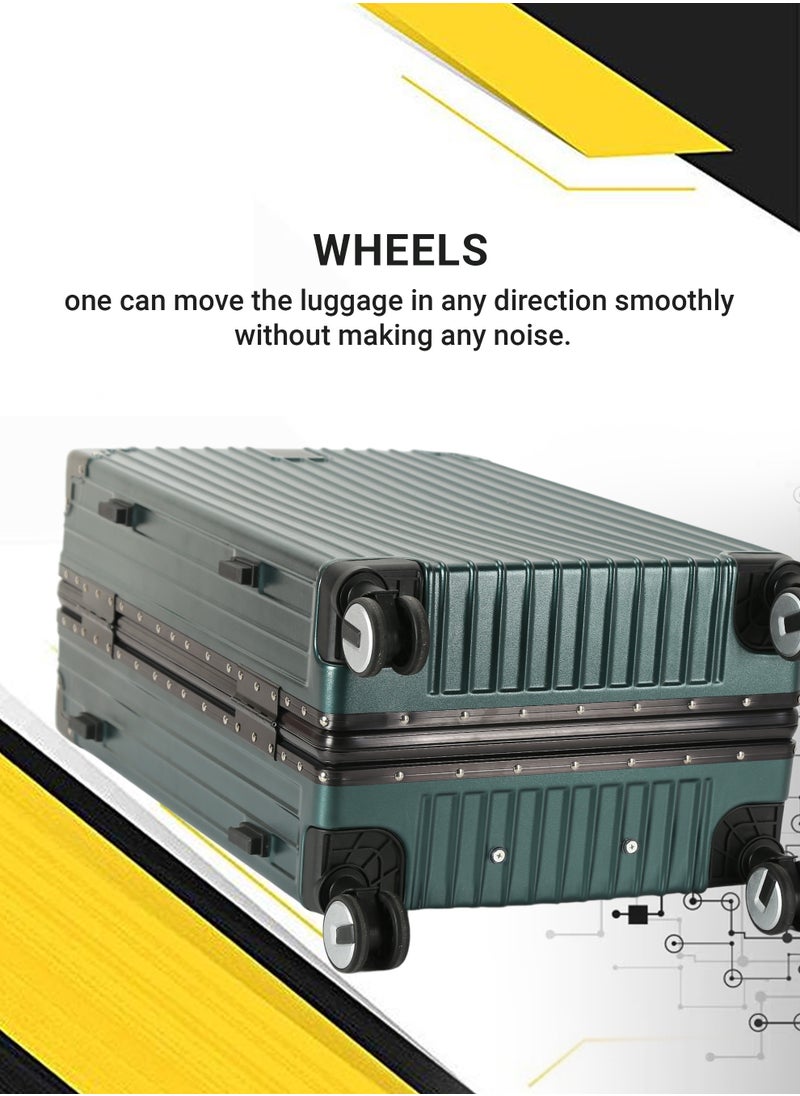 PC Hard Side Zipperless Luggage Set of 3 PCS TSA Lockable Travel Suitcase