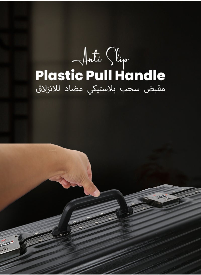 PC Hard Side Zipperless Luggage Set of 3 PCS TSA Lockable Travel Suitcase 20/25/29 Inches