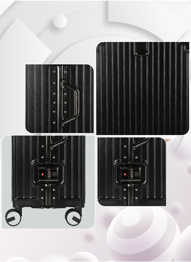 PC Hard Side Zipperless Luggage Set of 3 PCS TSA Lockable Travel Suitcase 20/25/29 Inches