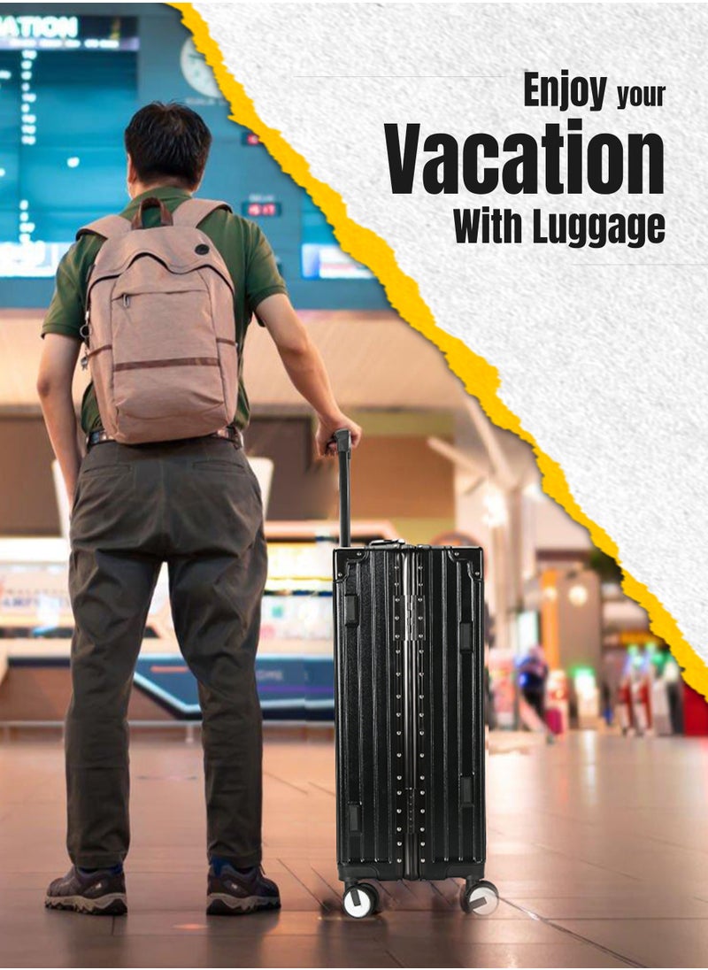 PC Hard Side Zipperless Luggage Set of 3 PCS TSA Lockable Travel Suitcase 20/25/29 Inches